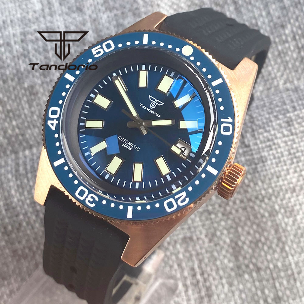Rubber Strap Diver - Tandorio 62 MAS CUSN8 Perunggu Padat
