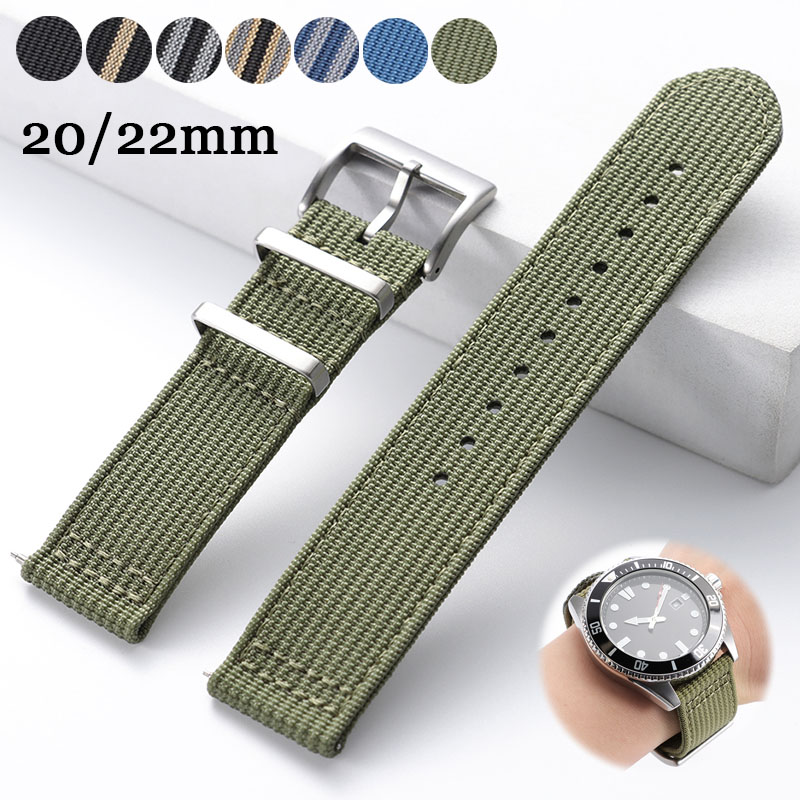 Nato Strap Nylon - Tali Nilon Anyaman 20mm 22mm untuk