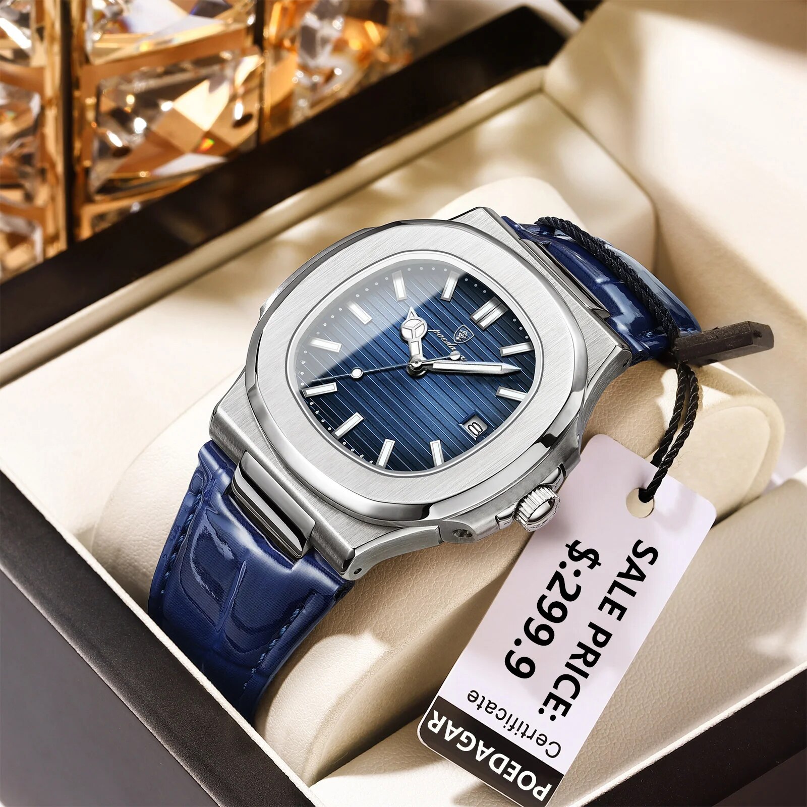 Patek Philippe Watch Nautilus - POEDAGAR jam tangan pria kotak mewah