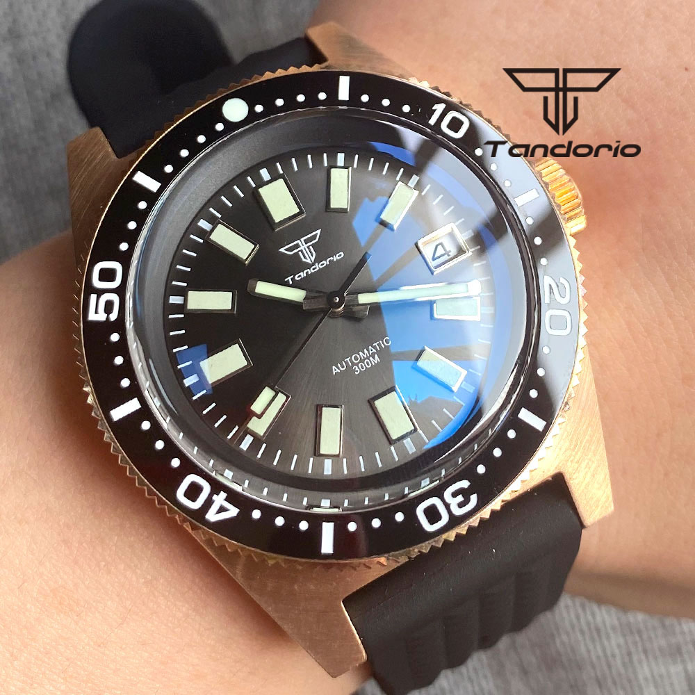 Tandorio 62 MAS CUSN8 Perunggu - Rubber Strap Diver ulasan dan harga