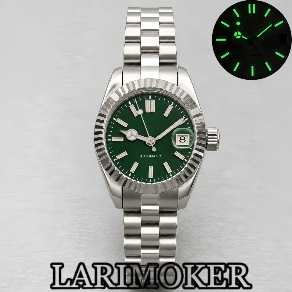 LARIMOKER 26mm 28mm NH05 Jam T - Stainless Bracelet Diver ulasan dan harga