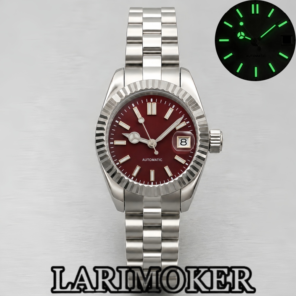 LARIMOKER 26mm 28mm NH05 Jam T - Stainless Bracelet Diver ulasan dan harga