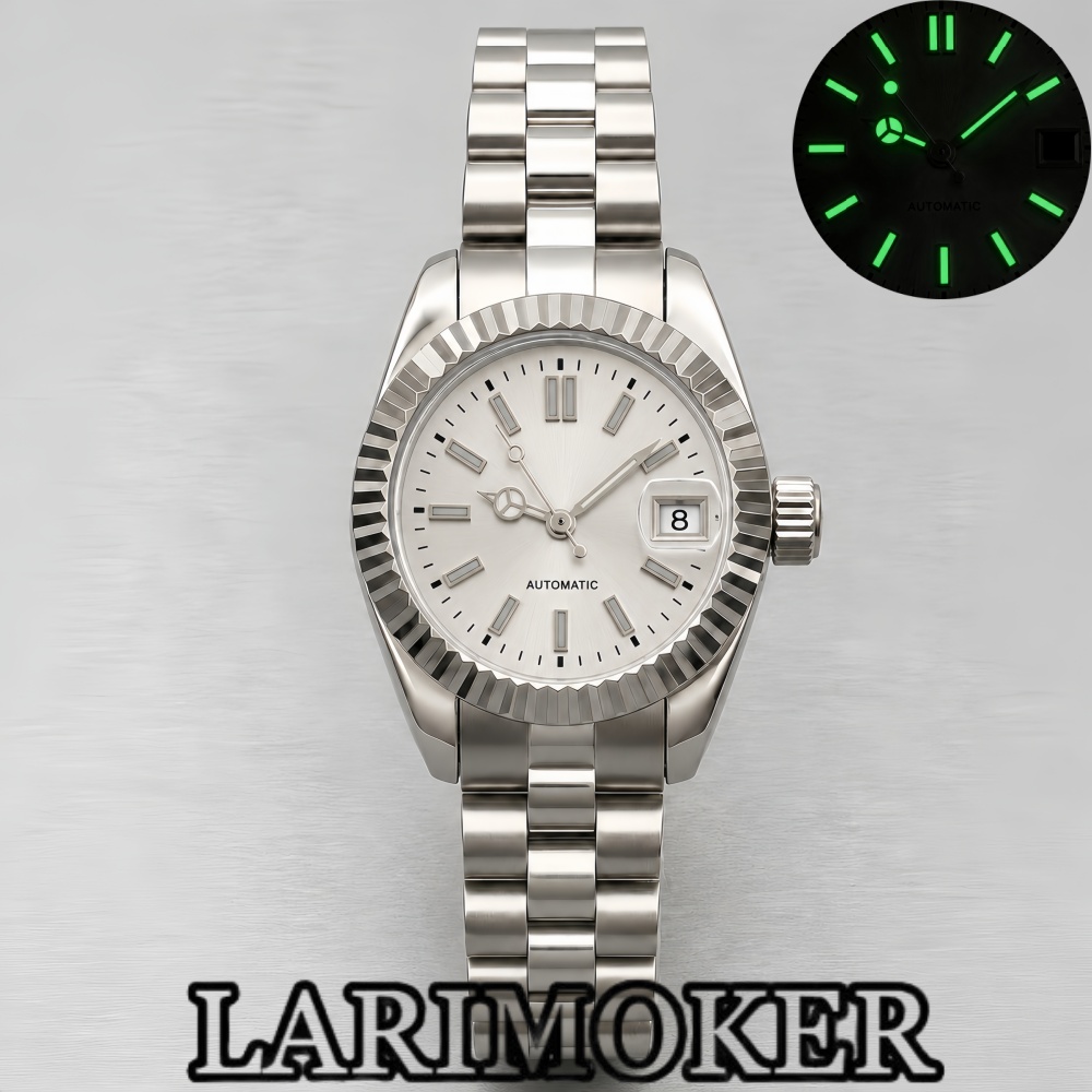 LARIMOKER 26mm 28mm NH05 Jam T - Stainless Bracelet Diver ulasan dan harga