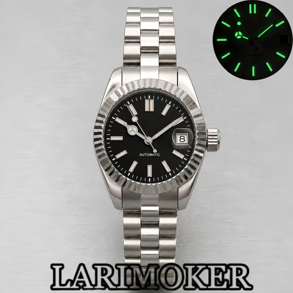 LARIMOKER 26mm 28mm NH05 Jam T - Stainless Bracelet Diver ulasan dan harga