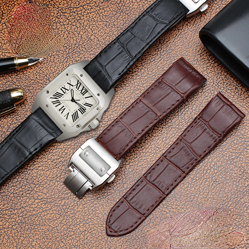 Kulit Asli untuk Cartier Santo - Cartier Watch Tank ulasan dan harga