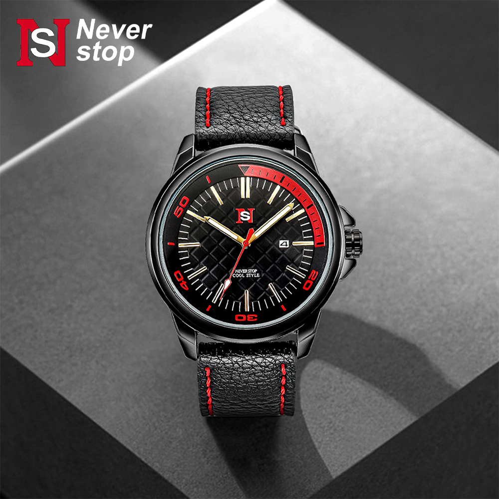 Jam tangan pria mode sederhana - Suede Strap Watch ulasan dan harga